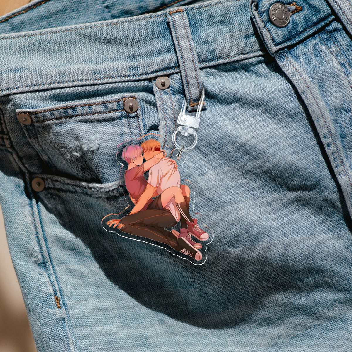 Acrylic keychain »Asa and Aurora«